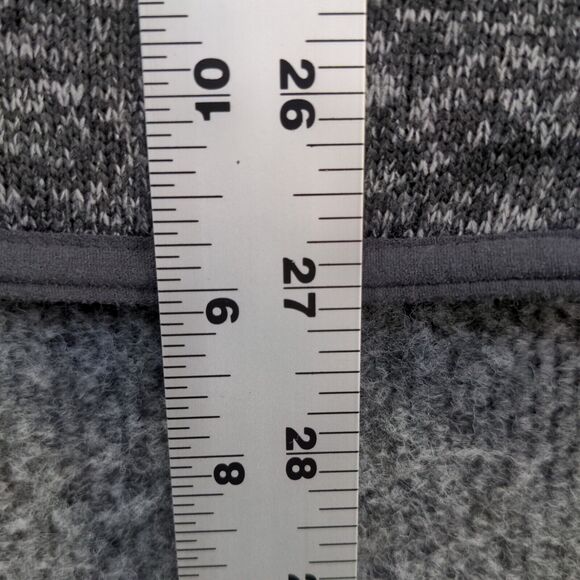 Champion Men's Notre Dame Full Zip Sweatshirt Gray Medium Long Sleeve Polyester - Picture 12 of 13